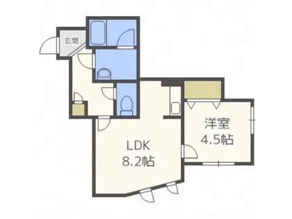 KAZU栄町【202号室】の間取り