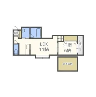 エスパニア札幌IV【2階】の間取り