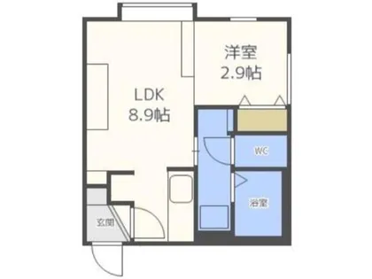 ムーンボー【3階】の間取り