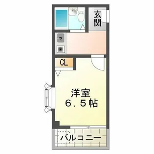 ベイヒルズジェームス山【2階】の間取り