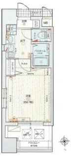 エステムコート大阪城北天満の杜【5階】の間取り
