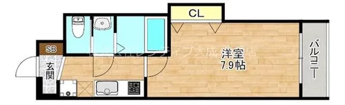 大阪府大阪市東成区大今里西3丁目【マンション】の間取り
