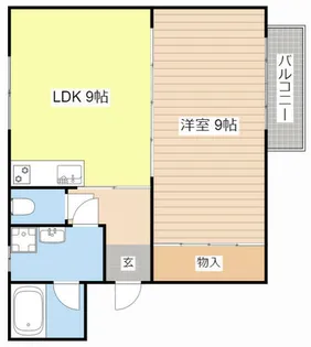 Maison de Libra【102号室】の間取り