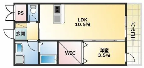 PLEASANT【3階】の間取り