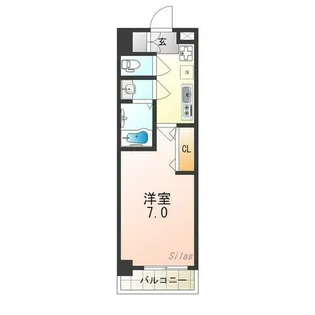 Luxe京都西大路【2階】の間取り