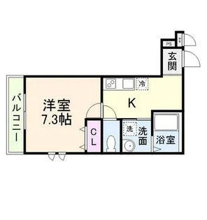 大阪府堺市北区黒土町【アパート】の間取り