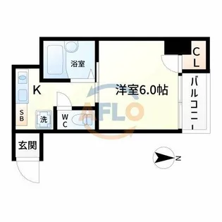 プランドールフクシマ【4階】の間取り