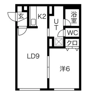 ブリックスクエア【1階】の間取り