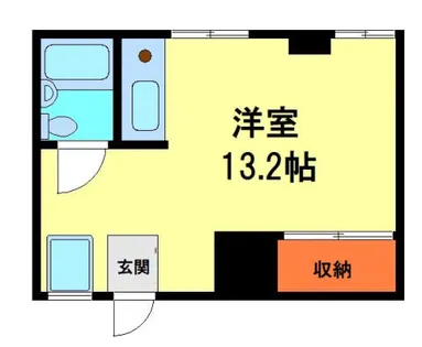 久代ハイツ【1B号室】の間取り