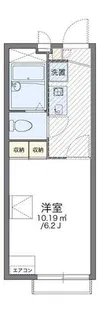 レオパレス中友5【204号室】の間取り