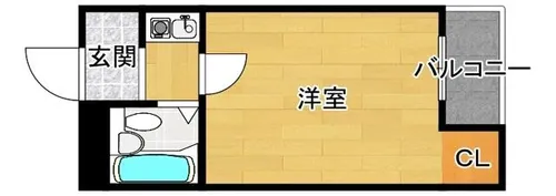 スリーデイズ新大阪【9階】の間取り