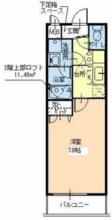 大阪府堺市西区上【アパート】の間取り