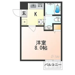 ハスラーKM【3階】の間取り