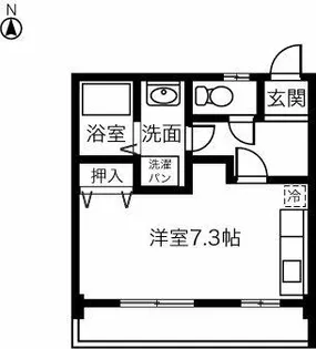 Verede泉【301号室】の間取り