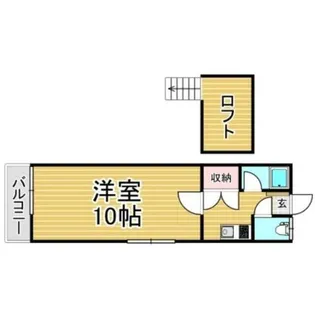 福岡県春日市須玖北1丁目【アパート】の間取り