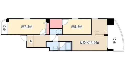 さくらHills富士見【0210号室】の間取り