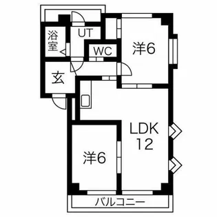 ビレッジ和志山一番館【201号室】の間取り