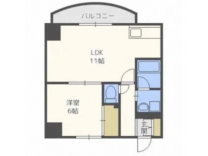 ドミニオンアネックス【6階】の間取り