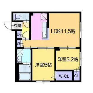 ドルチェ911【4階】の間取り