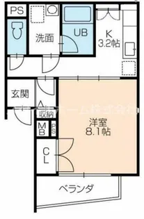 ラ・カゼッタ【301号室】の間取り