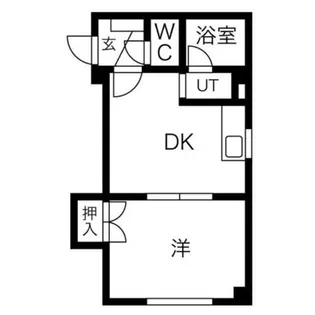 北海ビル【3階】の間取り
