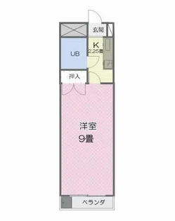 アーバンハイツ石塚【1階】の間取り