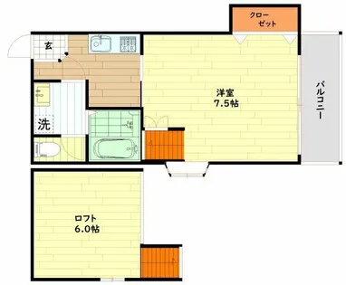 ヴェルカーサ【5階】の間取り