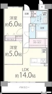 福岡県福岡市博多区吉塚1丁目【マンション】の間取り