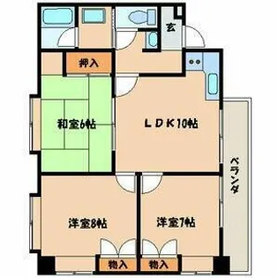 第2三洋ビル【2階】の間取り