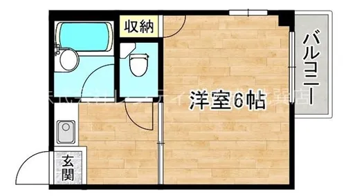 メゾンホワイティ【3階】の間取り