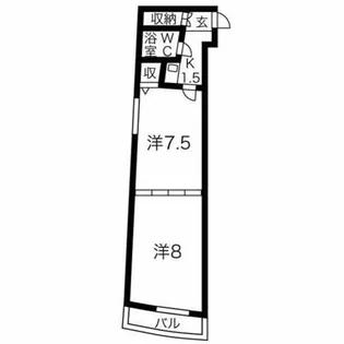 東和マンション広小路【3階】の間取り