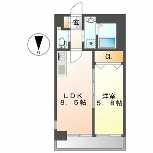 Casa Lucia(カーサルチア)【10階】の間取り