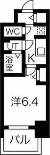 メイクス名駅南Ⅱ【11階】の間取り