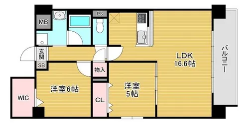 夢グランシャリオ【2階】の間取り