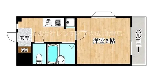 グリーングラス【1階】の間取り