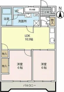 チサンマンション錦【8階】の間取り