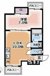 ドムス門真【8階】の間取り