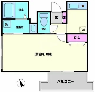 エスリード福島駅前第2【10階】の間取り