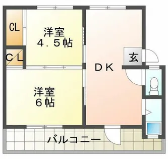 ナナミール西明石クラシコ【3階】の間取り