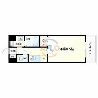 グローパレス鷹合【2階】の間取り