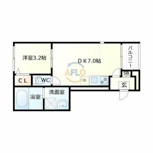 ルミナス小路【2階】の間取り