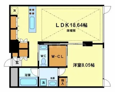GLASHAUS【4階】の間取り