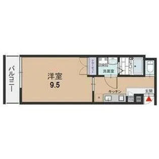 大阪府大阪市中央区高麗橋1丁目【マンション】の間取り