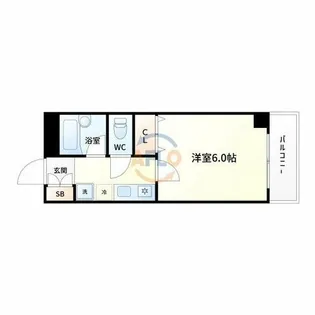 プレジデント豊新【1階】の間取り