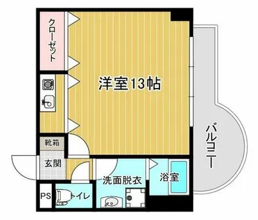 モアフィールド天神南【3階】の間取り