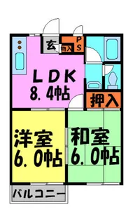 ドエル・イニシオ宝塚売布【2階】の間取り