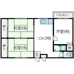 西町ロイヤルマンション【205号室】の間取り