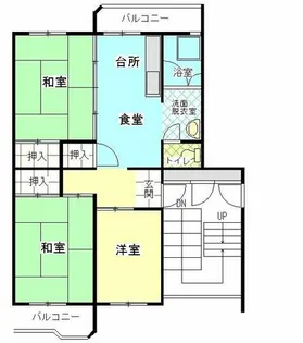 公社賃貸SMALIO 熊取【3-502号室】の間取り