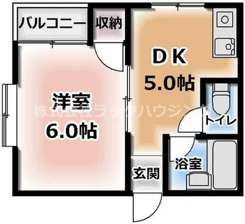 メゾンズイエン【4階】の間取り