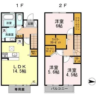 福岡県福岡市早良区田村4丁目【アパート】の間取り